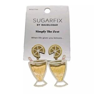 Baublebar Sugar Fix Simply The Zest Lemonade Earrings Dangle Drop